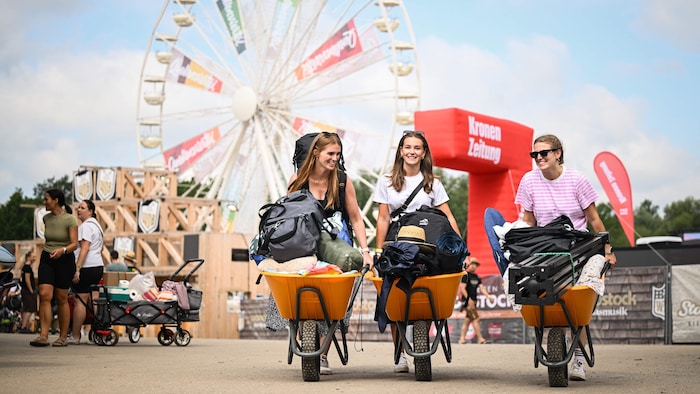 Vanessa, Rosa und Emilie kamen aus Tirol ins Innviertel.