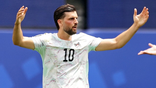 Florian Grillitsch kann’s nicht fassen, gegen Spanien hat Österreich im WM-Sechzehntelfinale ...