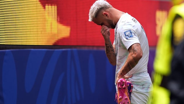 Marko Arnautovic wurde nach dem WM-Aus emotional.