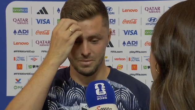 Christoph Baumgartner wurde im TV-Interview emotional.