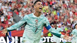 Cristiano Ronaldo jubelt über den Aufstieg.