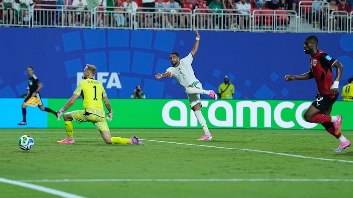 Riyad Mahrez erzielte seinen letzten Nationalteam-Treffer gegen Österreich.