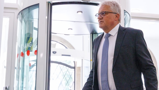 Klaus Luger am Freitag vor Gericht in Linz.