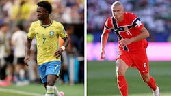 Vinicius Jr. (links) und Erling Haaland