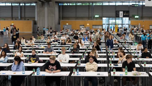 6.573 junge Menschen stellten sich am Freitag in Wien dem harten Aufnahmetest, um in Wien ...