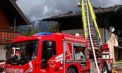 Der Dachstuhl fing Feuer
