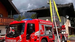 Der Dachstuhl fing Feuer