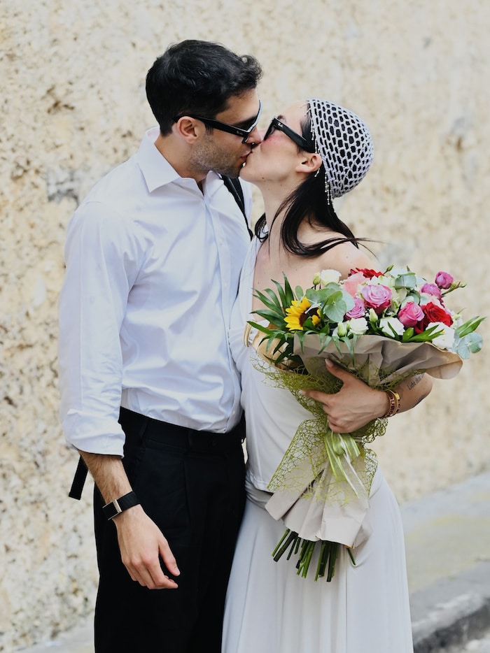 So viel Amore! Goffredo Cerza und Aurora Ramazzotti haben sich getraut.