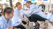Agnes Zenz, Alina Rehsteiner und Reina Gujer