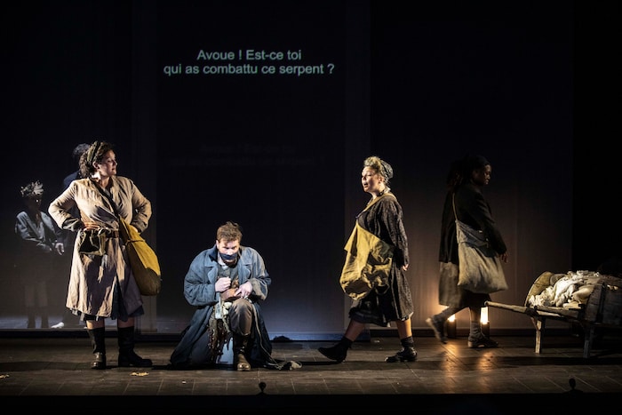 Papageno und die Drei Damen.