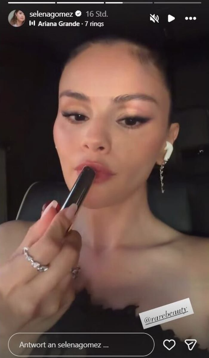 Selena Gomez machte sich am Donnerstagabend in der Limousine fesch für das Probedinner von ...