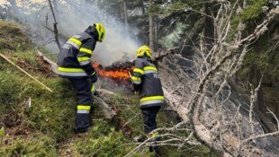 Die Einsatzkräfte konnten den Brand rechtzeitig löschen.