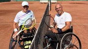 Maximilian Taucher (li.) ließ Thomas Flax im Viertelfinale keine Chance.