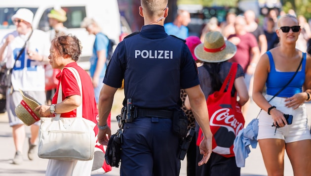 Mehrere hundert Polizistinnen und Polizisten sorgten beim Donauinselfest 2026 für Sicherheit.