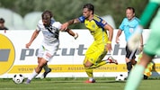Zugang Simon Seidl (l.) und Sturm spielten zum Camp-Abschluss in Irdning gegen Kosice 2:2.