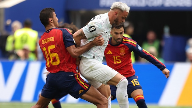 Rodri (links) und Co. zeigten Arnautovic und Co. im Sechzehntelfinale die Grenzen auf.