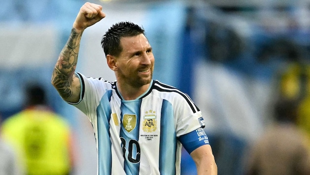 Lionel Messi erzielte seinen zwanzigsten -WM-Treffer.