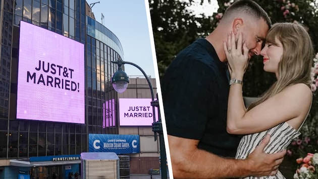 Im Juli heirateten Travis Kelce und Taylor Swift im Madison Square Garden in New York. Jetzt ...