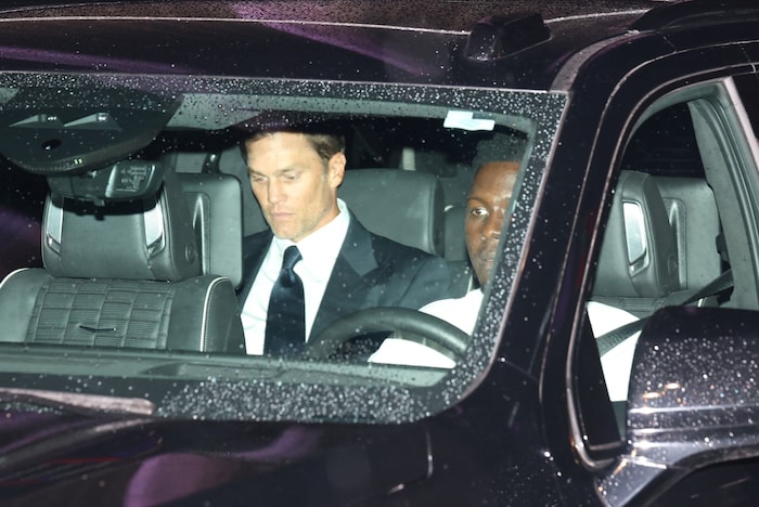 Auch NFL-Legende Tom Brady wurde nach der Feier auf dem Heimweg gesichtet.