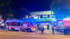 Die Feuerwehr rückte zum Brand in Bahnhofsnähe aus. 