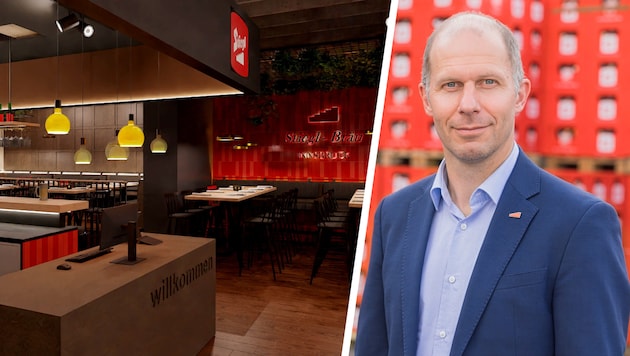 Visualisierung des neuen Innenlebens, Stiegl-Chef Herbert Bauer will an die Tradition anknüpfen.