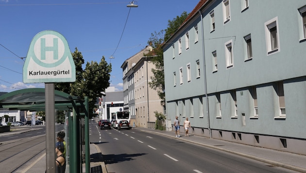 Am Karlauergürtel in Graz kam es zu der schrecklichen Bluttat.
