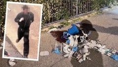 Der Mörder wurde mehrfach von Überwachungskameras gefilmt.