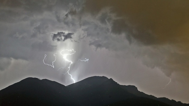 Eine gute Tourenplanung hilft, dass man am Berg nicht in Gewitter gerät.