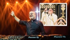 Mit schwarzem Priesterhemd, Kopfhörern und DJ-Pult hat Padre Guilherme (bürgerlicher Name: ...