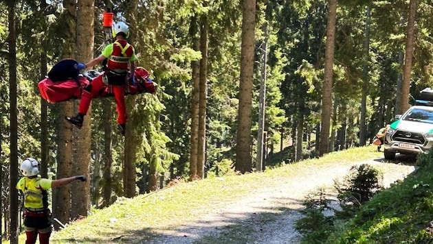 Einen 64-jährigen Mountainbiker mussten Retter am Dobratsch bergen (Foto). Auf der Hochalmspitze ...