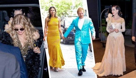 Bei den Outfits der Gäste war von elegant bis schrill alles dabei.