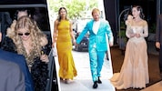 Bei den Outfits der Gäste war von elegant bis schrill alles dabei.