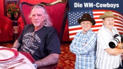 Die WM-Cowboys auf Besuch bei Mario Barth.