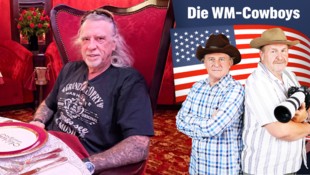Die WM-Cowboys auf Besuch bei Mario Barth.