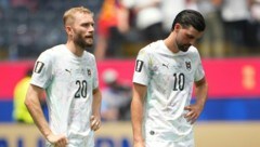 Laimer (li.) und Grillitsch haderten mit dem WM-Aus