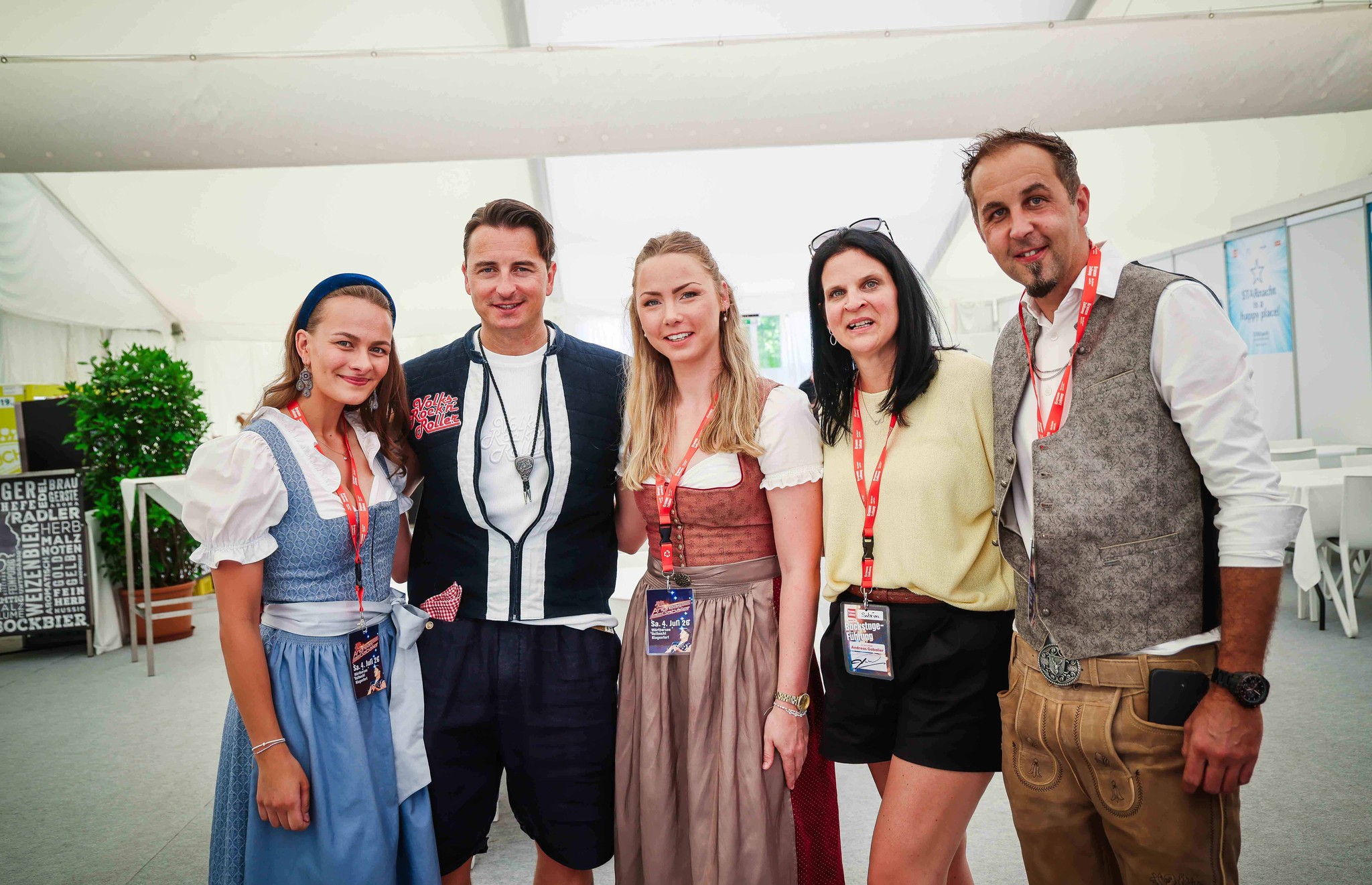 Die „Krone“-Gewinner durften den Musiker vor der Show persönlich kennenlernen.