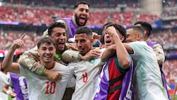 Azzedine Ounahi (mitte) beendete fast im Alleingang Kanadas WM-Abenteuer.