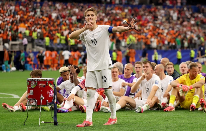 Norwegen-Kapitän Martin Odegaard.
