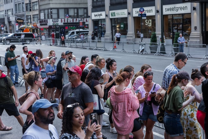 Swifties vor dem Madison Square Garden