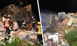 Das Einfamilienhaus wurden durch die Explosion völlig zerstört.