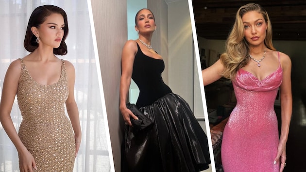 Selena Gomez, Jennifer Lopez und Gigi Hadid sorgten bei der glamourösen Hochzeitsfeier von ...