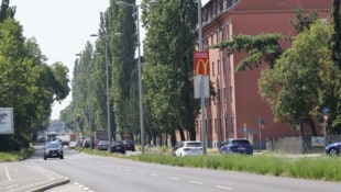 Die Grazer Triester Straße: In den Abend- und Nachtstunden entwickelt sie sich immer mehr zur ...