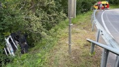 Im Gesäuse überschlug sich ein Alko-Lenker mit seinem Fahrzeug. Er wurde leicht verletzt.