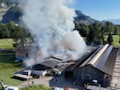 Der Brandort in Dornbirn.