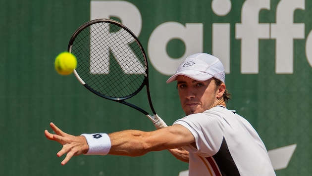 Lukas Neumayer siegte in zwei Sätzen gegen Joel Schwärzler.
