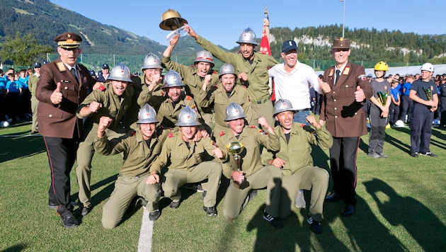 Die Feuerwehr Düns holte sich den „Goldenen Helm“