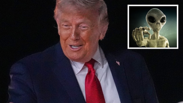 Trump sorgte wohl zuletzt mit einem wilden Alien-Vergleich für Staunen.