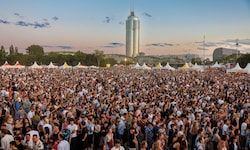 Riesenandrang am dritten und letzten Festivaltag auf der Donauinsel.