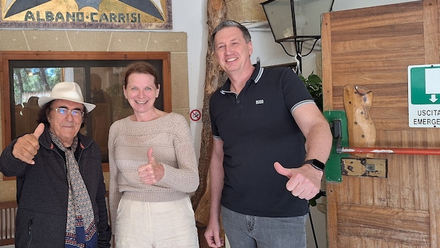 Daumen hoch von den Edel-Fans Esther und Roman Fantoni aus Wien.