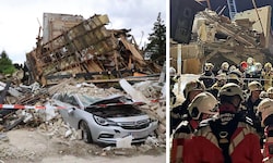 Von dem Einfamilienhaus am Karl-Benz-Weg am Stadtrand von Wien blieb nur ein Trümmerhaufen ...